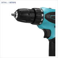 Ensemble de mini-perceuse sans fil 12V, moteur sans balais au lithium rechargeable, kit de tournevis électrique, mandrin sans clé, outil électrique compact OEM