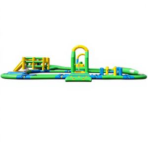 Parc aquatique gonflable géant pour les sports nautiques estivaux, les divertissements et les compétitions, en vinyle/PVC, usage commercial - Product Image 1