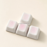 Capuchons de touches en céramique rose craquelé de haute qualité pour clavier mécanique profil OEM