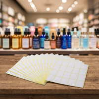 Étiquettes autocollantes rectangulaires en papier pour promotions, feuille d'étiquettes inscriptibles