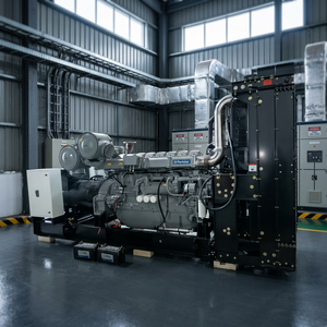 Parkins Generador usado de 1000 Kva con arranque automático 60 Hz Frecuencia 24V Voltaje nominal Sistema de refrigeración por agua Tipo de contenedor - Product Image 3
