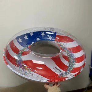 Bouée gonflable d'été pour enfants avec poignées, motif drapeau américain, pour <span class=keywords><strong>piscine</strong></span> et jeux aquatiques, <span class=keywords><strong>matelas</strong></span> de <span class=keywords><strong>piscine</strong></span> - Product Image 3