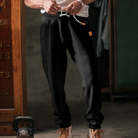 Pantalon de survêtement décontracté pour homme, léger, taille mi-haute, doux, respirant, avec cordon élastique, idéal pour le sport, la gym et le quotidien