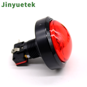 โรงงาน JY ราคาขายส่ง ปุ่มกดแบบกดติดปล่อยดับ ขนาด 60 มม. แบบ LED ส่องสว่าง สำหรับเครื่องเกมอาร์เคด อุปกรณ์เสริม DIY - Product Image 4