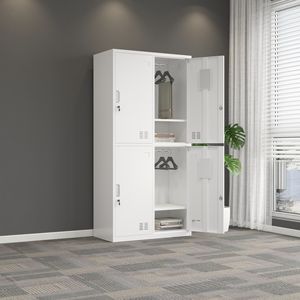 Casier de rangement moderne réglable en acier 2 3 4 portes armoires à linge en fer pour bureau cuisine utilisation pour écoles hôtels hôpitaux - Product Image 4