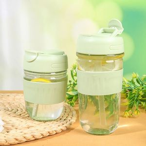 Vaso de vidrio doble personalizado al por mayor, de alto valor, para beber directamente en la oficina, ideal para fiestas, senderismo, servir leche, té, café y agua. - Product Image 5