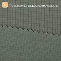 Tissu tricoté en polyester de haute qualité 180 GSM pour vêtements de protection solaire, tissu léger à petits carreaux