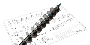 Trasportatore a vite verticale della polvere del trasportatore a vite inclinato tramoggia dell'alimentazione industriale di vendite dirette della fabbrica - Product Image 5
