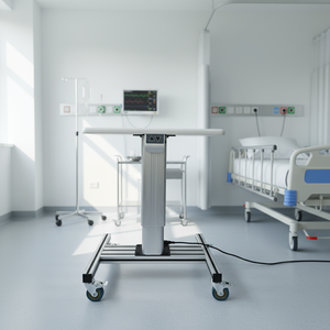 Professional Medical <strong>Optometry</strong> Equipment 630-800mm Bearing 150kg Aluminum Pillar Auto Lift Stage Desk Electrical Elevating <strong>Table</strong> - Product Image 4