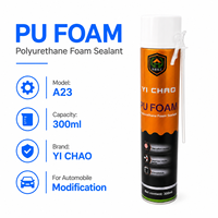 Adhésif en mousse de polyuréthane YI CHAO A23, monocomposant, 300 ml, formule écologique, forte adhérence, isolation thermique, léger pour