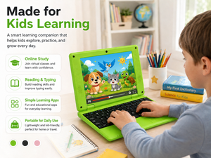Mini-<span class=keywords><strong>ordinateur</strong></span> <span class=keywords><strong>portable</strong></span> OEM 7 pouces Android 12.0 A133 Quad Core 2 Go de RAM 32 Go de ROM, clavier anglais pour l'éducation des enfants - Product Image 3