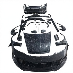 Kit de Carrocería de Fibra de Carbono para Porsche 992 Turbos, Estilo MSY Mejorado, Parachoques Delanteros y Traseros, Difusor de Capó, Carrocería Ancha - Product Image 3