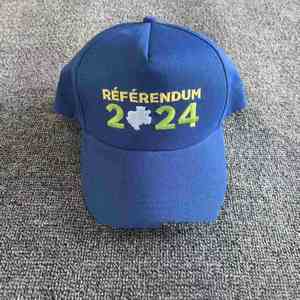 Custom Logo Embroidered Polyester/RPET Flat Brim Strapback Cap UV Protection for Promotional Advertising-Fast Sample Production - Product Image 5