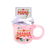 Mugs à café et à lait en porcelaine personnalisés, grande capacité, sûrs pour les aliments, avec impression personnalisée, pour la fête des mères et les anniversaires, vente en gros populaire, coffret cadeau