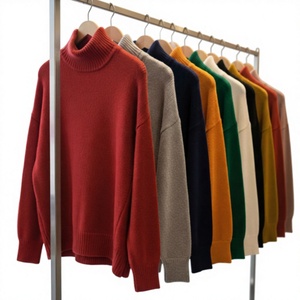 Sweat-shirt oversize pour femme, prix de gros professionnel, logo personnalisé, col montant, poids moyen, 100% coton, respirant, 300g - Product Image 1