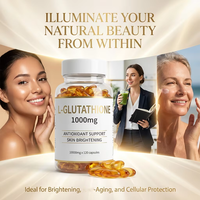Gélules liposomales de L-Glutathion pour le blanchiment de la peau, suppléments anti-âge, collagène, beauté, vitamines, 120 gélules de L-Glutathion