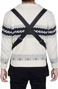 Échantillon gratuit : Tablier de travail en coton pour l'extérieur, idéal pour la cueillette et le nettoyage, avec sac à dos à libération rapide et grande poche pour outils de récolte et jardinage - Product Image 2