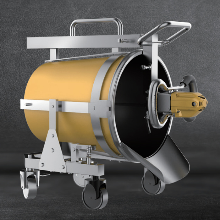 Небольшой ручной домашний питательный цементный раствор, бетономешалка, портативный барабанный смеситель