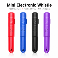 Sifflet électronique 130 dB portable en ABS, avertisseur sonore pour arbitre, sifflet puissant pour entraîneur, idéal pour le basketball, le football et le contrôle du trafic