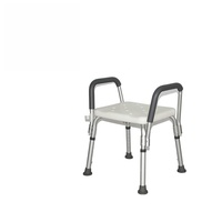 Tabouret de salle de bain exclusif transfrontalier hautement réglable avec accoudoirs, design antidérapant, chaise de bain en alliage d'aluminium pour femmes enceintes