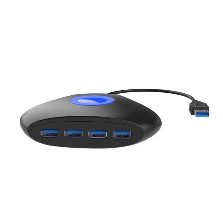 Convertidor multiinterfaz 1 a 4 USB 3,0 General HUB Expansor Divisor de cable de alta velocidad