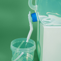 Sac à eau pliable de 20L, bidon pliable de qualité alimentaire, conteneur d'eau portable avec robinet pour le camping en plein air et la randonnée