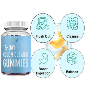 Suplemen Herbal 15 hari cleans-gut dan usus besar mendukung Label pribadi pembersih hati <span class=keywords><strong>Detox</strong></span> Gummies - Product Image 3