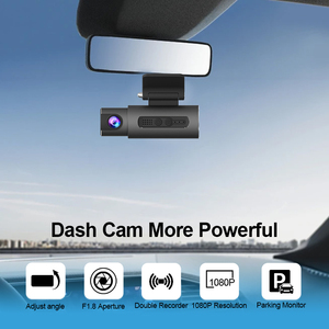 Caméra de tableau de bord sans fil à double enregistrement avant et arrière 1080P à angle réglable avec moniteur de stationnement et vision nocturne - Product Image 5