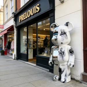 Fibra de vidrio Pintura <span class=keywords><strong>Bearbrick</strong></span> Escultura para la venta - Product Image 4