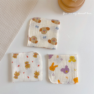 100% coton doux, carrés de mousseline pour bébé, gaze respirante, lingettes pour le visage, les frottements et le changement de couche pour nouveau-né - Product Image 4