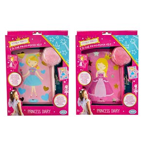Peperilla Princess <b>Diary</b> <b>With</b> Padlock Pom Pom Pen 50 Pages For Writing Drawing Coloring 5+ - Product Image 1
