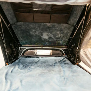 Tente de toit en aluminium pour camping toutes saisons, tente de toit rigide pour voiture, tente de toit triangulaire, tente de toit à coquille pour voiture avec énergie solaire - Product Image 4