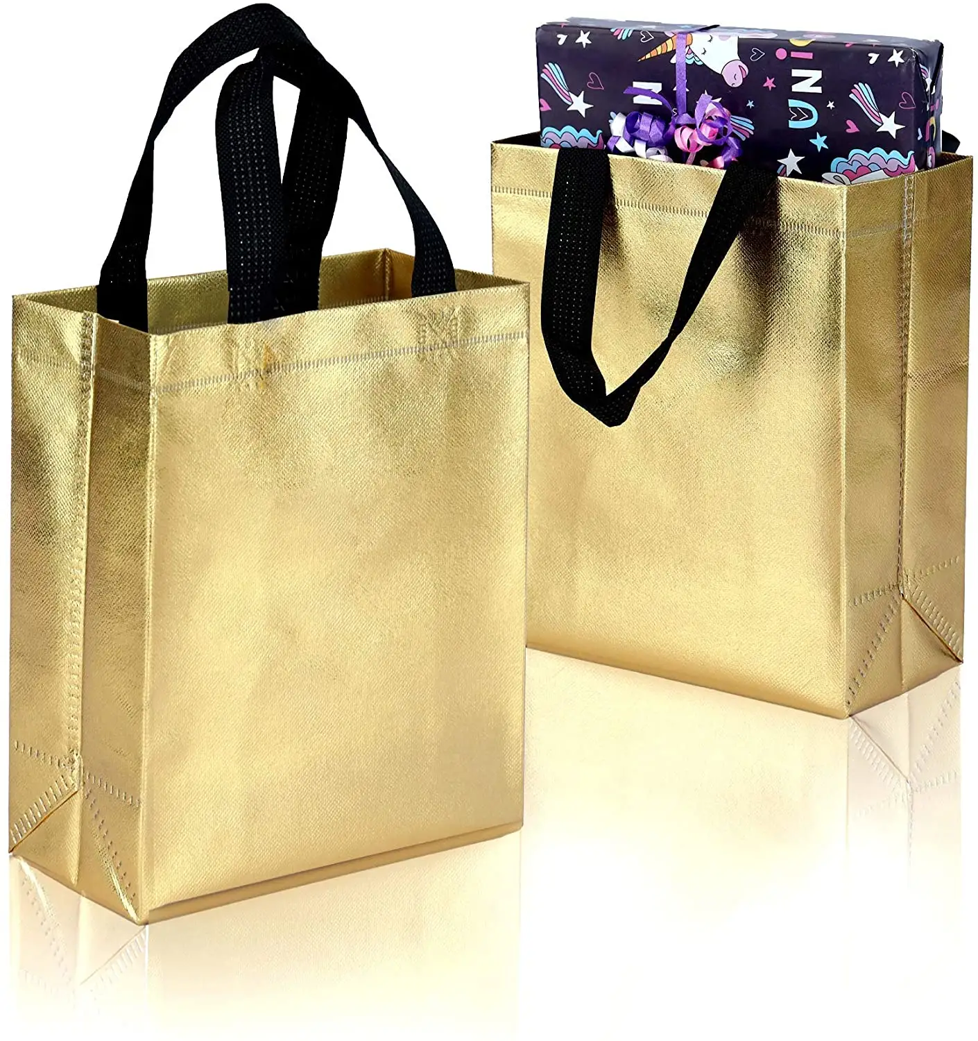 factory customisedHot-selling environmental protection rose gold non woven tote bag