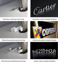 Top notch 3 en un Accutek AT3PLUS personnaliser enseigne au néon faisant lettre bender 3d publicité alphabet canal machine à cintrer