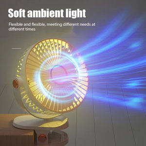 <b>USB</b> Rechargeable Portable Mini <b>Desk</b> <b>Fan</b> Clip-On Type Degree Rotation Adjustable for Students Smart Home for Dormitory Use - Product Image 3