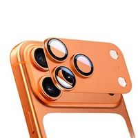 Film protecteur d'objectif monobloc givré pour iPhone 17/18 Pro Max, base de film d'objectif monobloc, résistant aux rayures