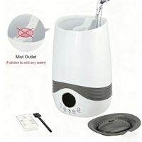 Humidificateur ultrasonique à brume froide pour table, aromathérapie, usage hôtelier, capacité de 300 ml