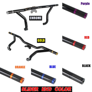 Par de Protectores Anticolisión Terminales para Barras Antichoque, Piezas de Repuesto Mejoradas para Protectores de Carretera Roscados de 1.25 Pulgadas en <span class=keywords><strong>Harley</strong></span> - Product Image 3