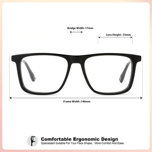 プラスチックアイグラス光フレーム出荷可能ヴィンテージカスタムロゴ入りアセテートフレーム眼鏡アルミテンプル付き - Product Image 3