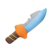 Jouet interactif en toile durable en forme d'arme médiévale pour chatons, pour soulager l'ennui et nettoyer les dents, OEM