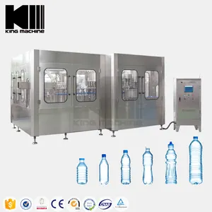 3 In 1 Water Filling Machinery / Mineral Water Filling Plant / Pure Water Production Line