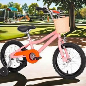 Vélo Enfant <span class=keywords><strong>WEIZE</strong></span> 16-20 Pouces Garçons Filles 4-12 Ans Siège et Guidon Réglables Frein à Contrepoids Roues d'Apprentissage Panier Multiples - Product Image 2