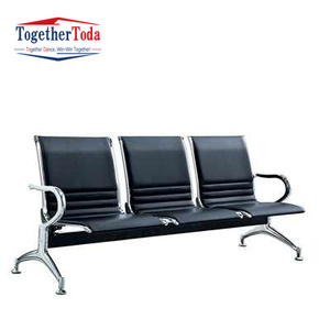 Silla de Espera Médica Moderna y Lujosa de Acero Inoxidable para Hospitales y Clínicas, con 3-5 Asientos - Product Image 1