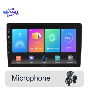 Phổ 2 DIN 9 inch 4 + 4 core tốc độ nhanh Android đầu đơn vị xe chơi <span class=keywords><strong>GPS</strong></span> <span class=keywords><strong>Wifi</strong></span> đôi DIN xe Stereo đài phát thanh xe DVD Player - Product Image 2