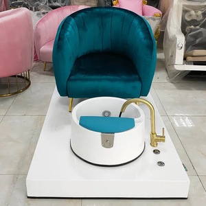 Professional Luxury Pedicure <b>Chair</b> for Nail Salon <b>Vibration</b> Massage Automatic Drainage Pipeless Jet System Wood Material - Product Image 5