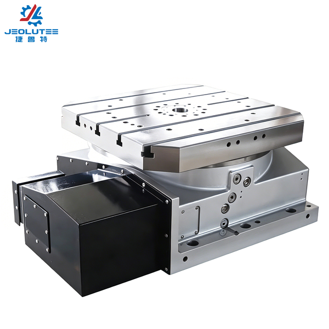 HRT-630 630mm Horizontal Rotary Table 4th Axis CNC Indexing Dividing Head High Precision Milling Machine Cast Iron Motor 1 Year