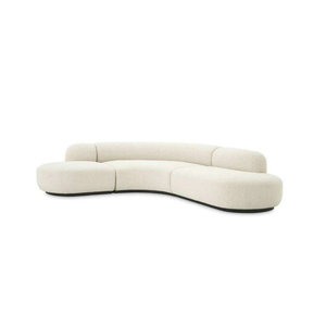 Moderno marco de madera sofá seccional muebles sala de estar tela terciopelo <span class=keywords><strong>Bjorn</strong></span> sofás para el hogar - Product Image 4