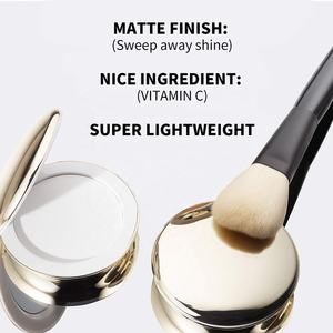 Fond de teint de haute qualité Poudre pressée de réglage sans talc de marque privée Poudre de réglage matte végétalienne personnalisée - Product Image 4