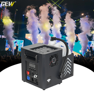 Macchina del fumo a getto rapido da 1500W con LED RGB, controllo remoto DMX512, per palcoscenici, eventi e bar - Product Image 1
