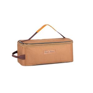 Bolsa de almacenamiento para exteriores Buye Mount, bolsa de picnic portátil de lona con bolsillo de malla para uso en viajes, camping y barbacoa - Product Image 3